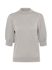 Kaffe Regina Turtleneck Half Sleeve Pullover - Image 3 of 4