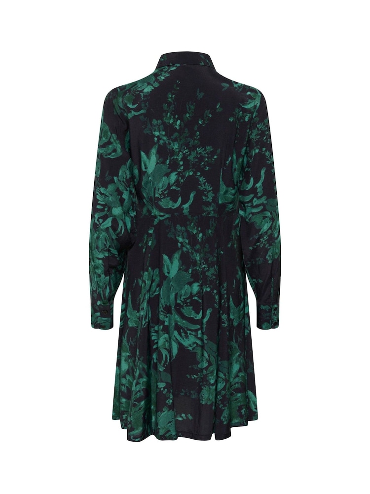 Kaffe KAisa Above Knee Long Sleeve Shirt Dress - Image 5 of 5