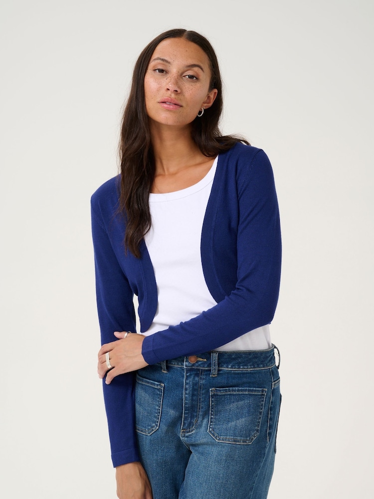 Kaffe Slim Fit Kaastrid Bolero Long Sleeves Cardigan - Image 1 of 6
