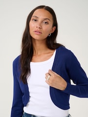 Kaffe Slim Fit Kaastrid Bolero Long Sleeves Cardigan - Image 2 of 6
