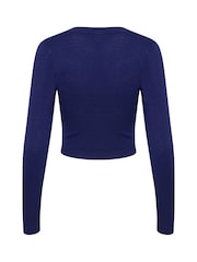 Kaffe Slim Fit Kaastrid Bolero Long Sleeves Cardigan - Image 6 of 6