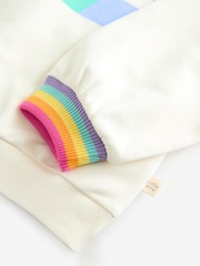 Little Bird by Jools Oliver Multi Rainbow Love Sweatshirt - Image 20 of 21