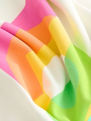 Little Bird by Jools Oliver Multi Rainbow Love Sweatshirt - Image 21 of 21