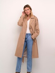 Cream CRRea Classic Trench Brown Coat - Image 1 of 1