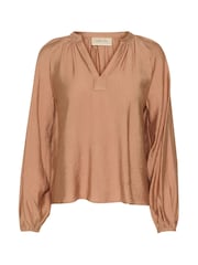 Cream CRMila Long Sleeve Brown Blouse - Image 5 of 6
