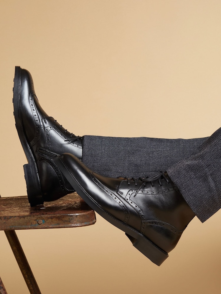 Jones Bootmaker Fletcher Leather Black Boots - Image 1 of 6