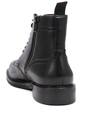 Jones Bootmaker Fletcher Leather Black Boots - Image 4 of 6
