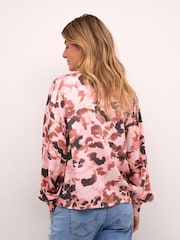 Cream CRElena Viscose V-Neck Black Blouse - Image 3 of 6
