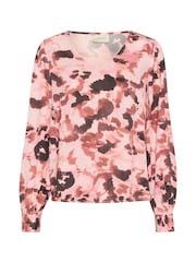 Cream CRElena Viscose V-Neck Black Blouse - Image 5 of 6