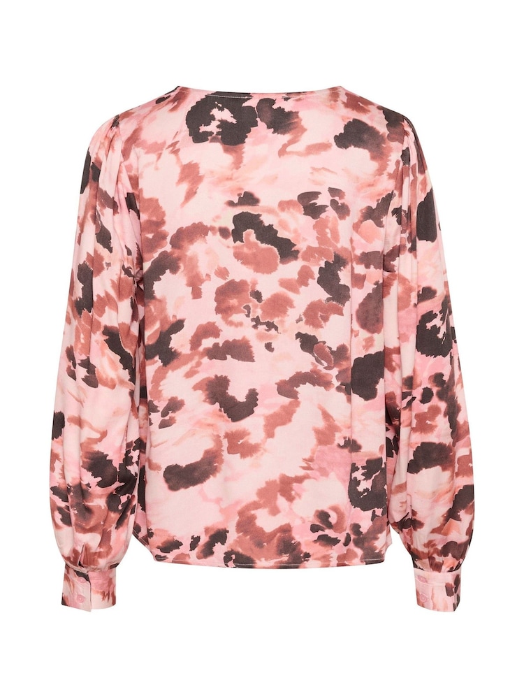 Cream CRElena Viscose V-Neck Black Blouse - Image 6 of 6