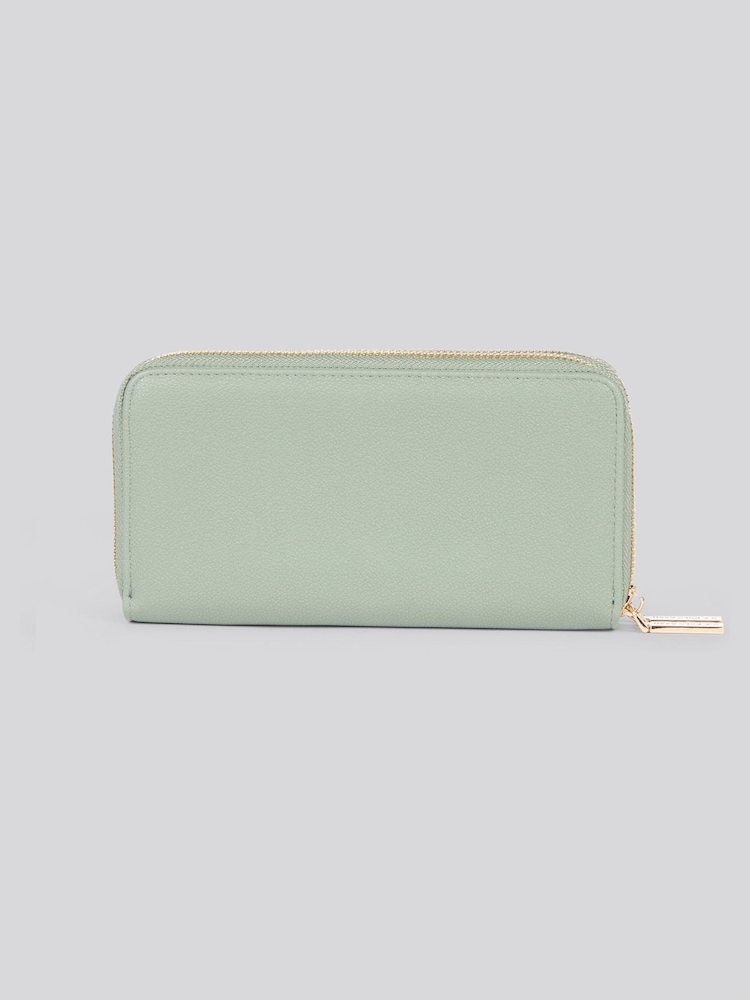 U.S. Polo Assn. Green Womens Large D-Zip Wallet - Image 4 of 6