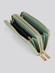 U.S. Polo Assn. Green Womens Large D-Zip Wallet - Image 5 of 6