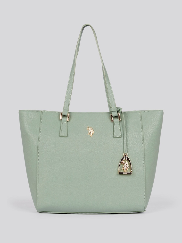 U.S. Polo Assn. Green Womens Jones Shopper Bag - Image 1 of 6
