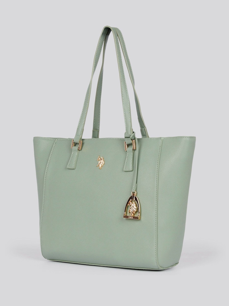 U.S. Polo Assn. Green Womens Jones Shopper Bag - Image 2 of 6