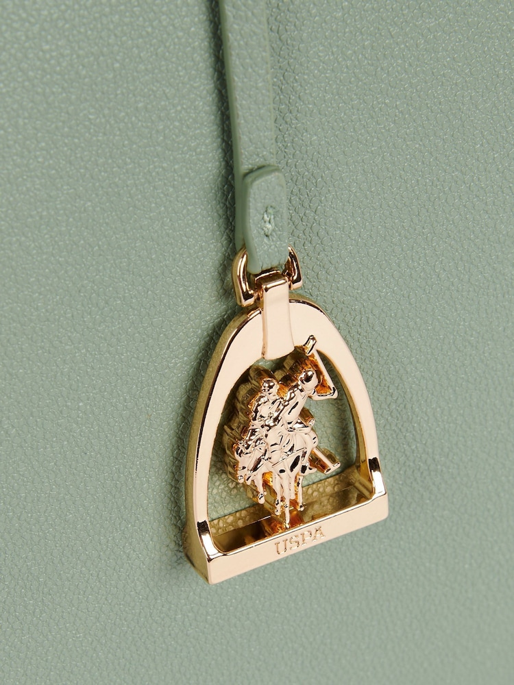 U.S. Polo Assn. Green Womens Jones Shopper Bag - Image 6 of 6