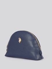 U.S. Polo Assn. Blue Womens Jones Round Make Up"/" Beauty Bag - Image 2 of 6