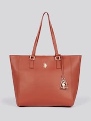 U.S. Polo Assn. Brown Womens Jones Shopper Bag - Image 1 of 6
