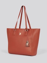 U.S. Polo Assn. Brown Womens Jones Shopper Bag - Image 2 of 6
