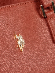 U.S. Polo Assn. Brown Womens Jones Shopper Bag - Image 5 of 6