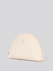 U.S. Polo Assn. Cream Womens Jones Round Make Up"/" Beauty Bag - Image 2 of 6