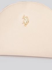U.S. Polo Assn. Cream Womens Jones Round Make Up"/" Beauty Bag - Image 4 of 6