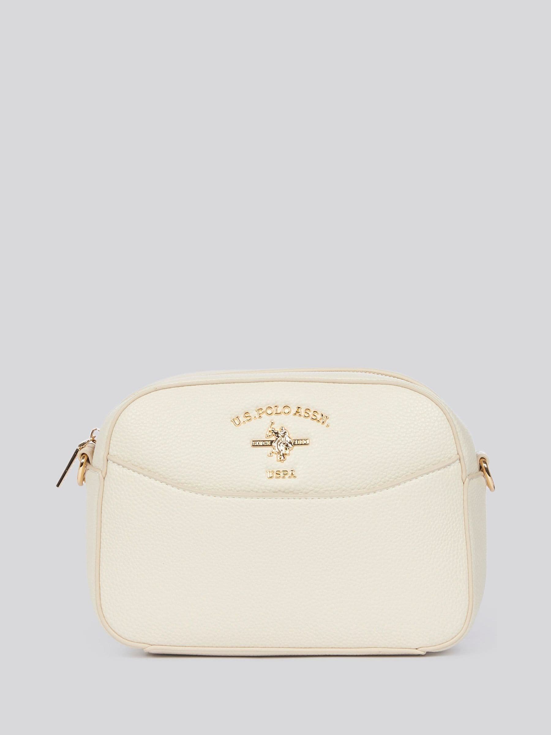 Buy U.S. Polo Assn. Cream Womens Stanford Small Cross Body Bag from Next Turkey