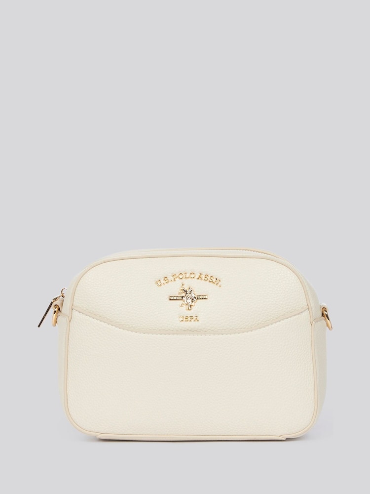 U.S. Polo Assn. Cream Womens Stanford Small Cross-Body Bag - Image 1 of 6
