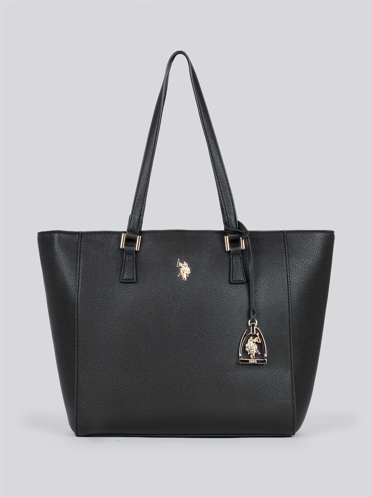 U.S. Polo Assn. Black Womens Jones Shopper Bag - Image 1 of 6