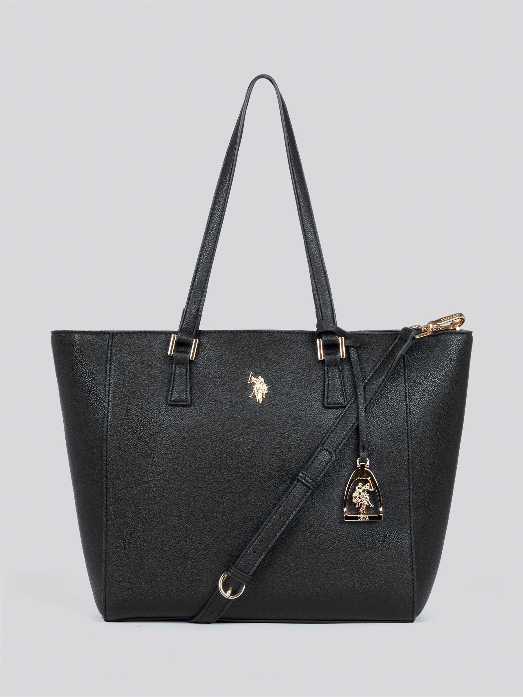 Buy U.S. Polo Assn. Black Womens Jones Shopper Bag from Next USA