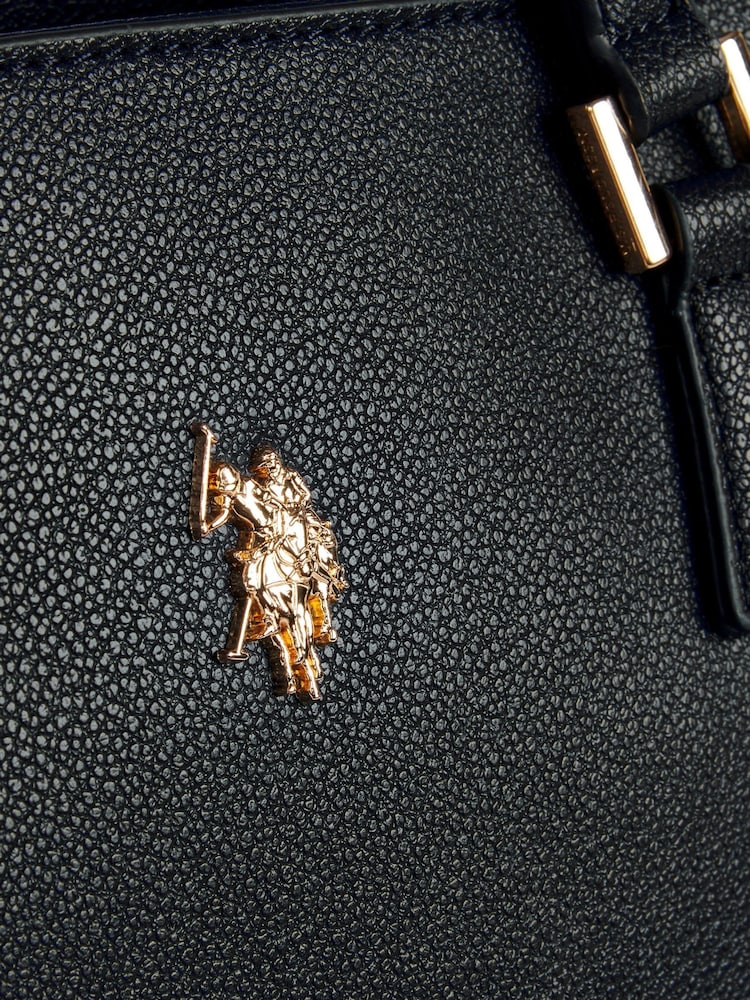 U.S. Polo Assn. Black Womens Jones Shopper Bag - Image 6 of 6