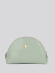 U.S. Polo Assn. Green Womens Jones Round Make Up"/" Beauty Bag - Image 1 of 6