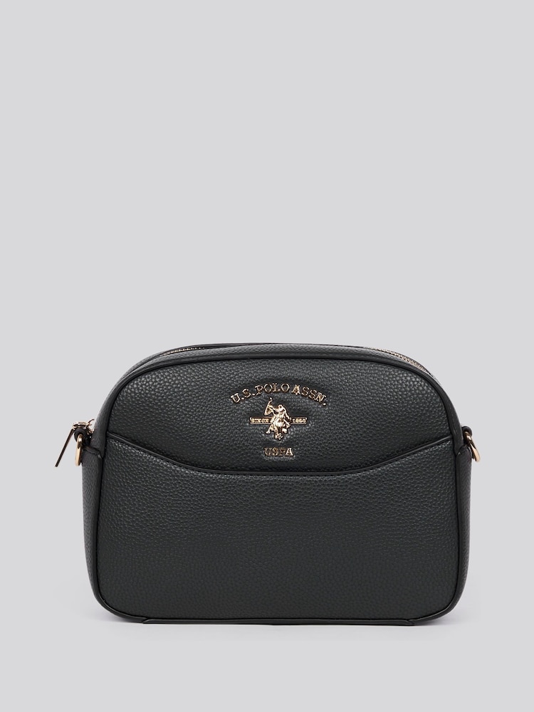 U.S. Polo Assn. Black Womens Stanford Small Cross-Body Bag - Image 1 of 6