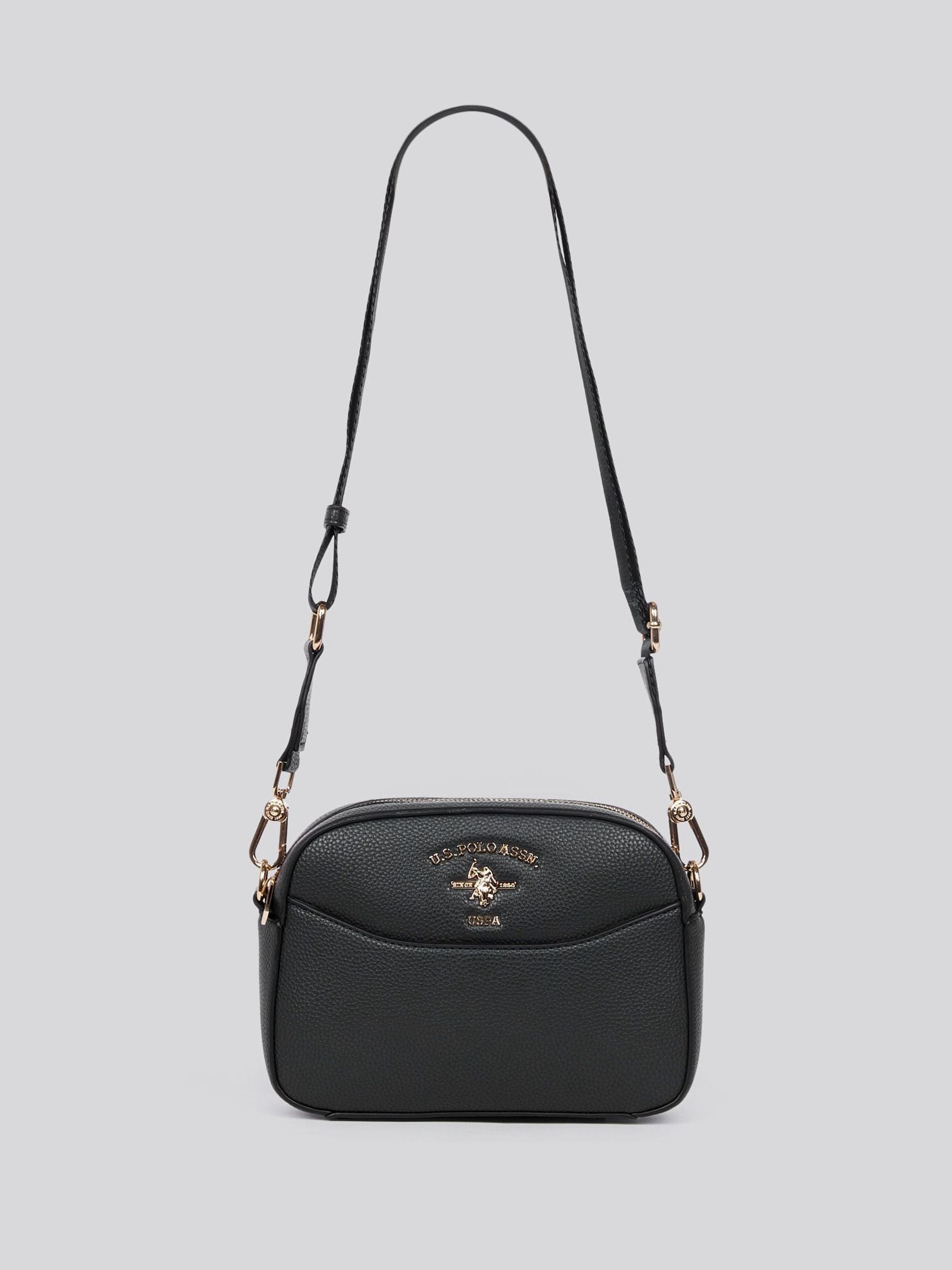 Buy U.S. Polo Assn. Black Womens Stanford Small Cross-Body