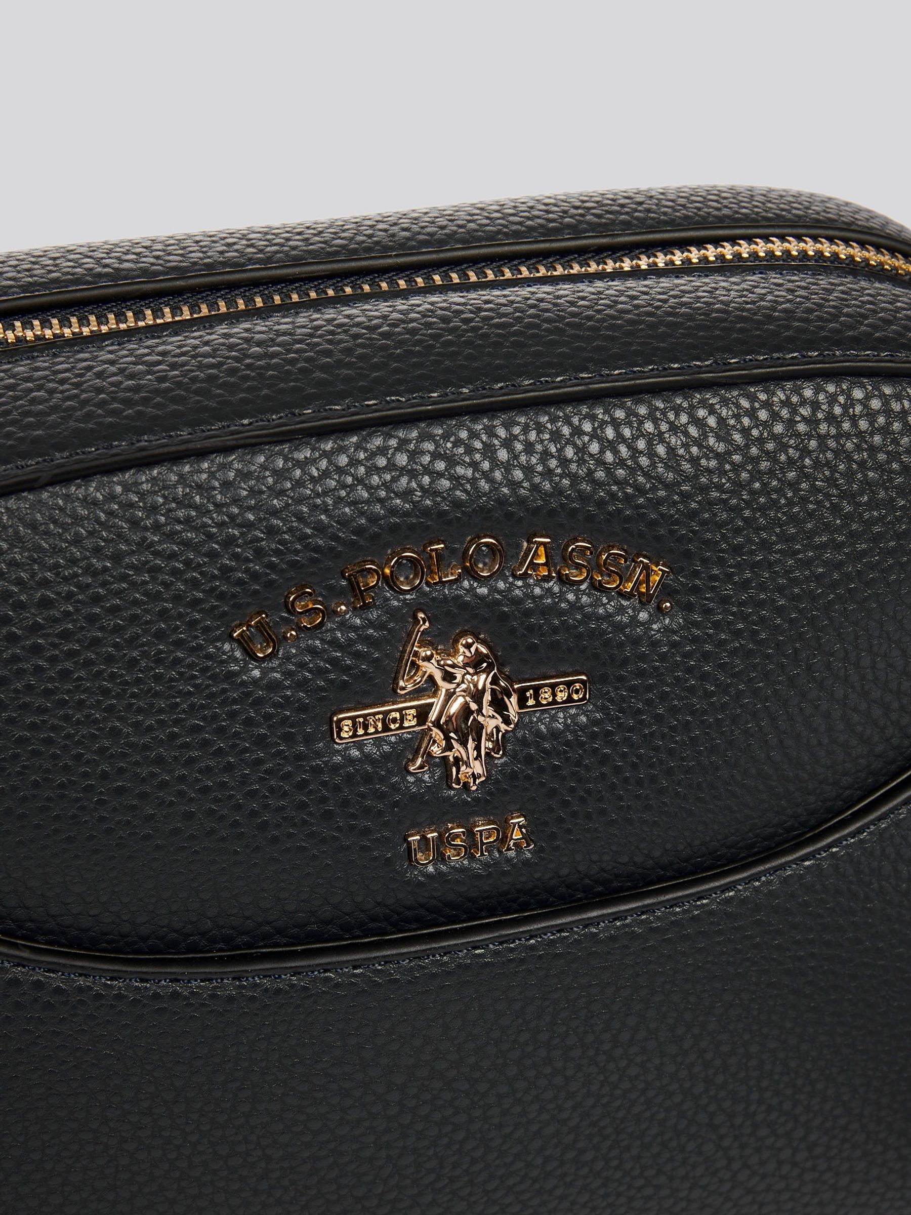 Buy U.S. Polo Assn. Black Womens Stanford Small Cross-Body Bag