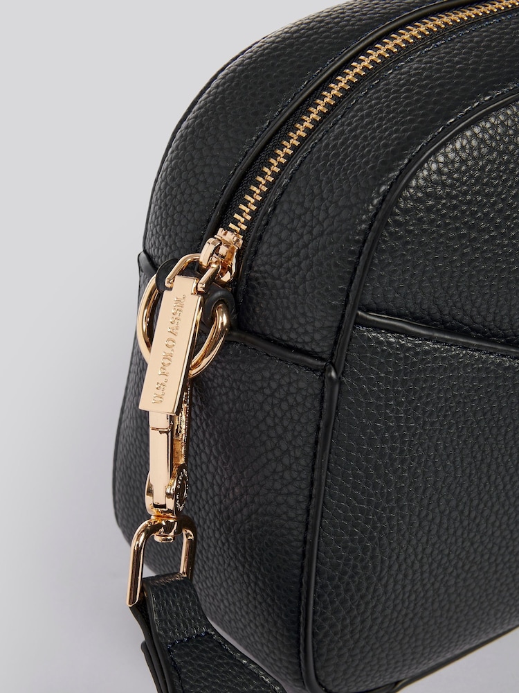 U.S. Polo Assn. Black Womens Stanford Small Cross-Body Bag - Image 6 of 6
