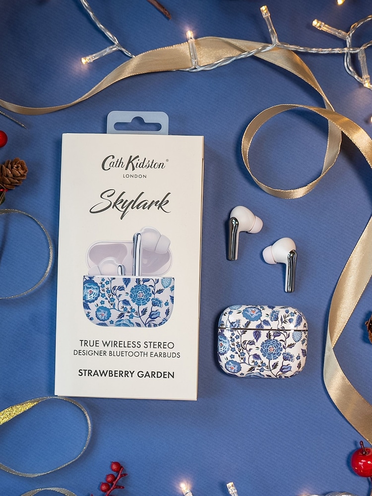Cath Kidston Strawberry Garden Skylark Earbuds - Image 6 of 6