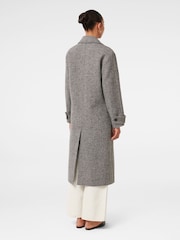 Forever New Grey Candice Double Breasted Coat - Image 2 of 5