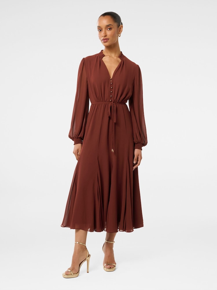 Forever New – Cassidy – Midikleid mit gerafftem Ausschnitt, Petite - Bild 1 von 4 Forever New – Cassidy – Midikleid mit gerafftem Ausschnitt, Petite - Bild 1 von 4