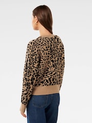 Forever New Natural Enola Patterned Knit Jumper - Image 2 of 5