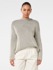 Forever New Black Robin Striped Jumper - Image 1 of 5