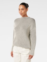 Forever New Black Robin Striped Jumper - Image 4 of 5