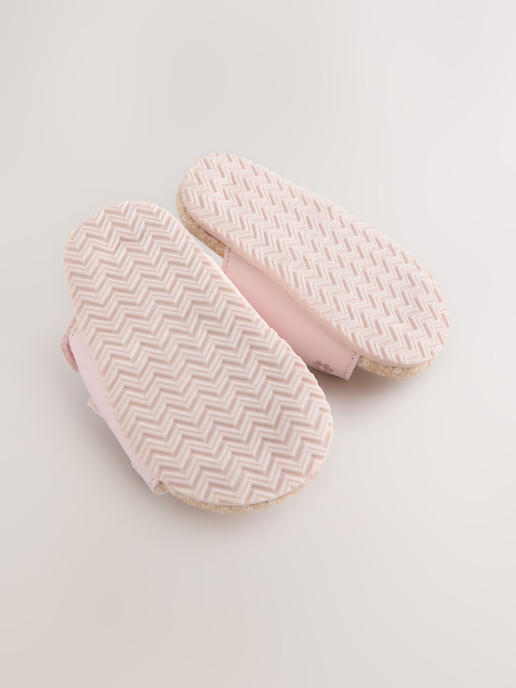 Pink Floral Embroidery - Touch And Fasten Baby Sandals (0-24mths) - Imagen 5 de 5 Pink Floral Embroidery - Touch And Fasten Baby Sandals (0-24mths) - Imagen 5 de 5