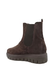 Smeđa - Jones Bootmaker Marbella Kožne čizme na platformi za gležnjeve - Slika 4 od 6