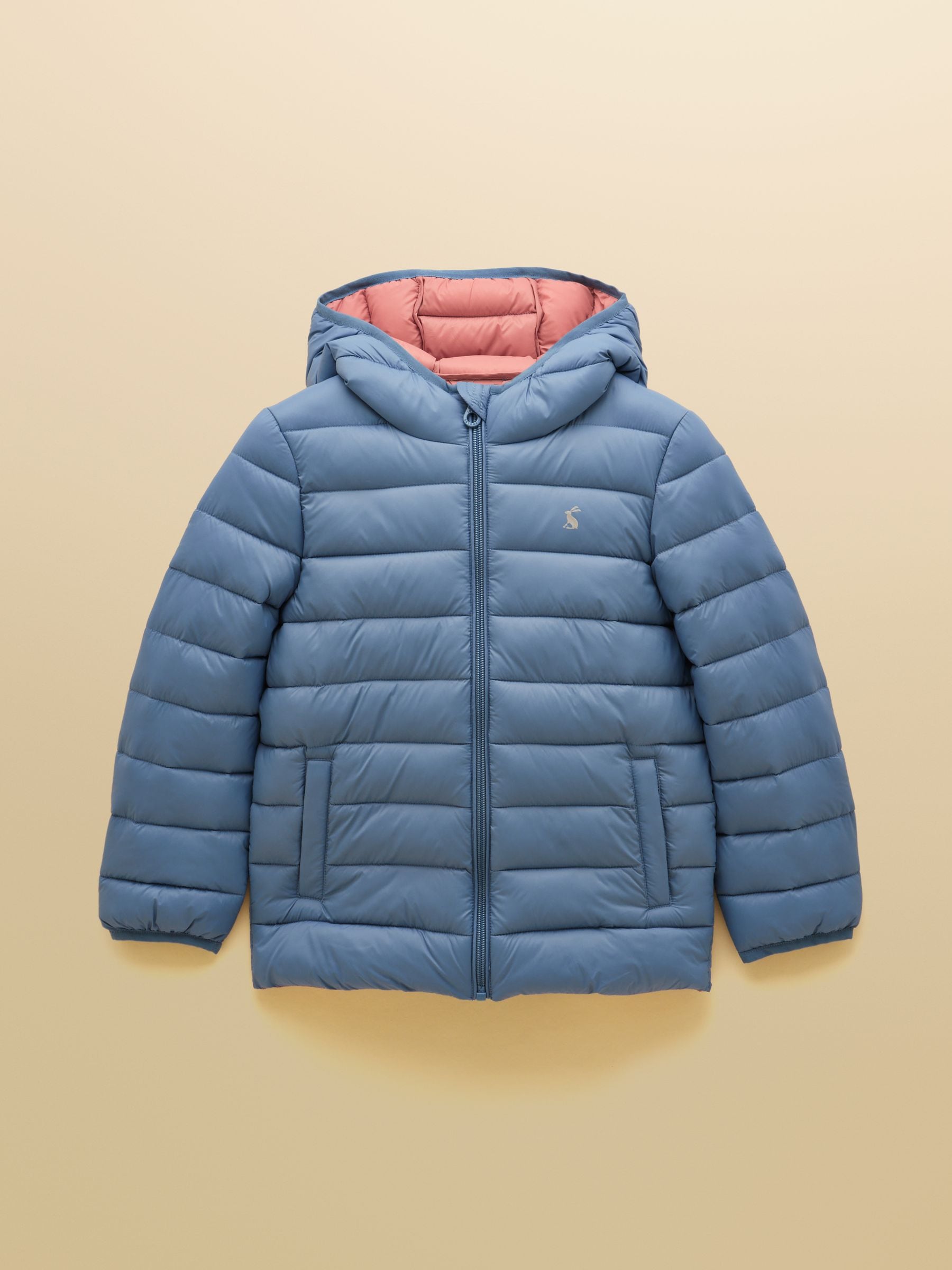 Joules Women's Blue Girls' Cairn Padded Coat
