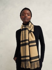 Hobbs Brown Ruth Wool Winter Scarf - Image 1 of 3