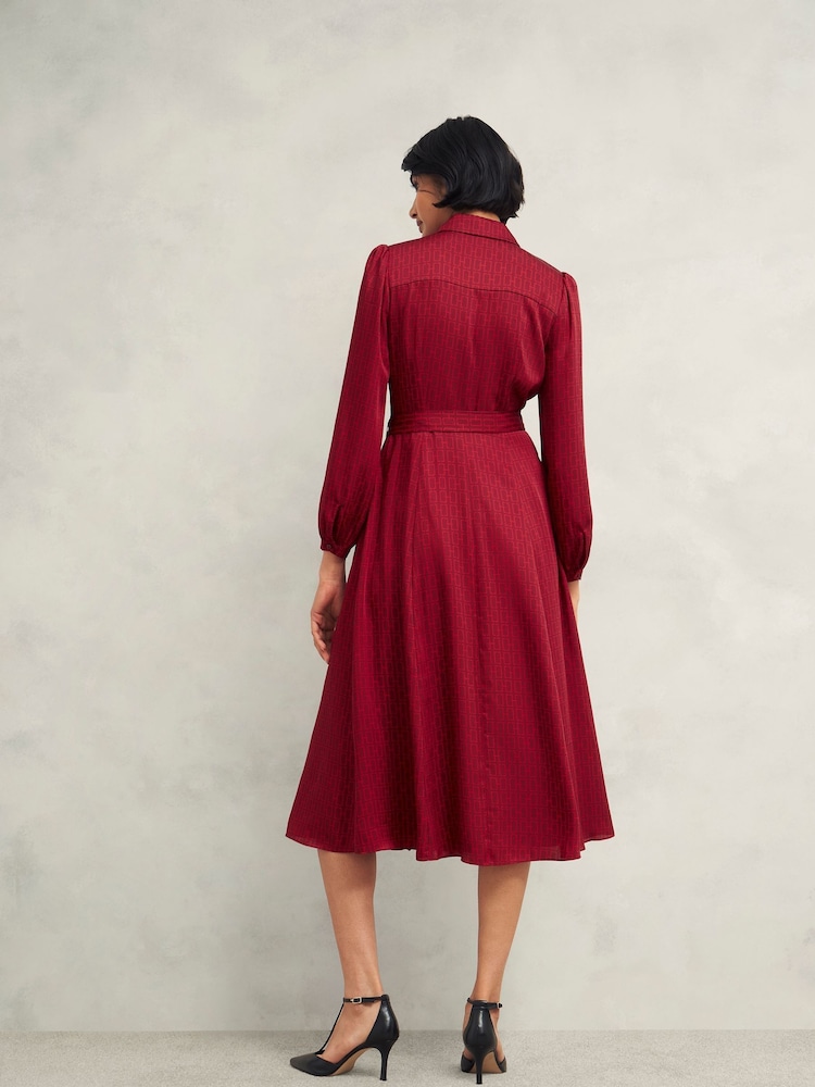 Hobbs Red Petite Yvonne Dress - Image 2 of 5