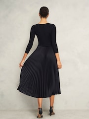 Hobbs Black Lucinda Knitted Dress - Image 2 of 4