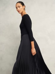 Hobbs Black Lucinda Knitted Dress - Image 3 of 4