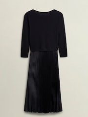 Hobbs Black Lucinda Knitted Dress - Image 4 of 4