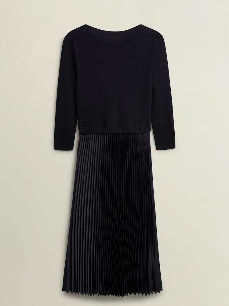 Hobbs Black Lucinda Knitted Dress - Image 4 of 4